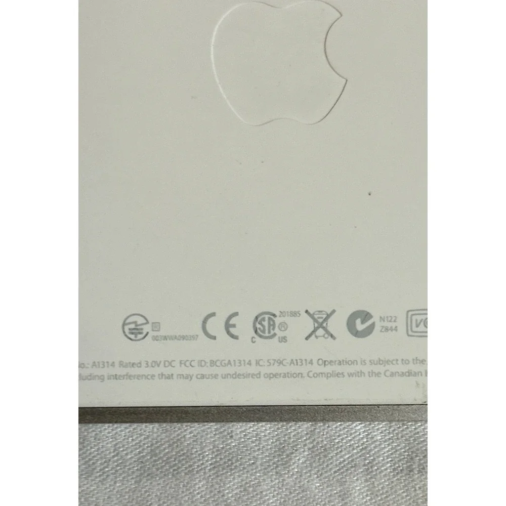 Apple Wireless Bluetooth Keyboard 2009 A1314 Aluminum iMac 11 Inch By 5 Inch